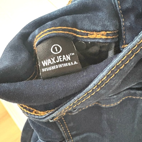 Wax Jean High Rise Blue Denim Jeans - Picture 5 of 5